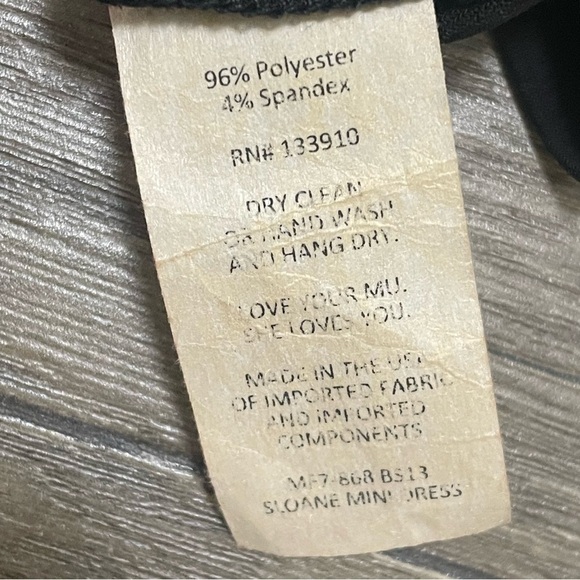 Show Me Your Mumu Sloane Mini Dress Long Sleeve Black Sz Large - Picture 8 of 8